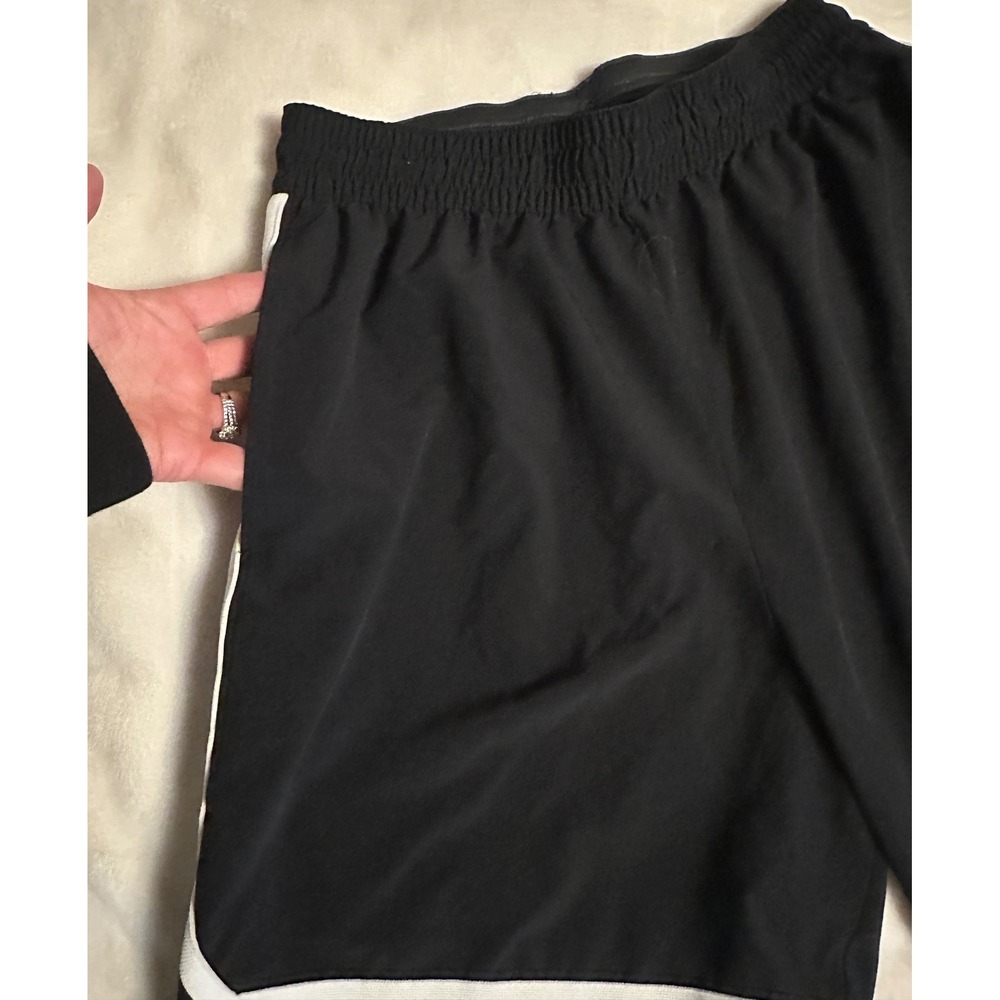 Nike Boys M Dri-FIT Basketball Shorts Black White Striped FN2659-010 Athletic - Picture 5 of 14